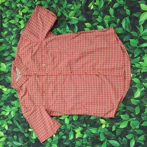 Men's Large Plaid G.H. Bass & Co. Casual Button-Down With Pockets